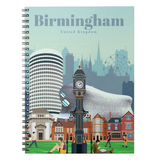 Carnet Travel Art Travel À Birmingham (Devant)