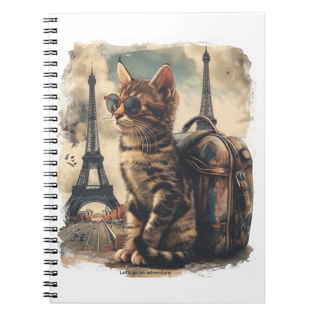 Carnet Travel Buddy Cat (Devant)