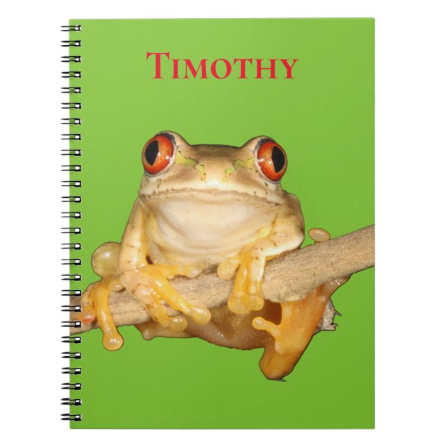 Carnet Tree Frog (Devant)