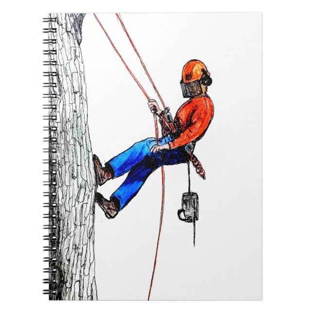Carnet Tree Surgeon Arborist (Devant)