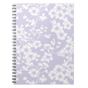 Carnet Trellis Floral - Lavande Poussiéreuse