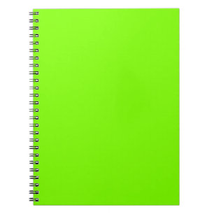 Carnet Trendy Chartreuse Solid Color Élégant
