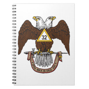 Carnet trente-deuxième Rite écossais Brown Eagle de degré