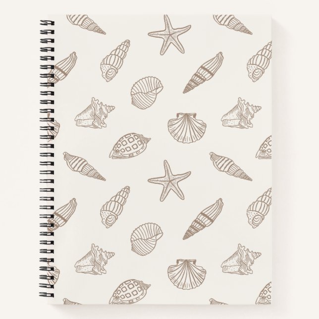 Carnet Trésor côtier Bois flotté Luxe (Devant)