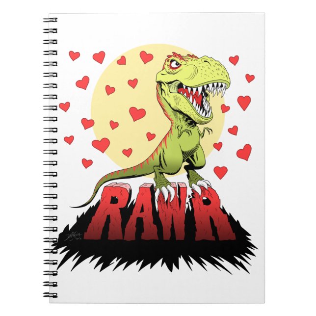 Carnet Trex Rawr (Devant)