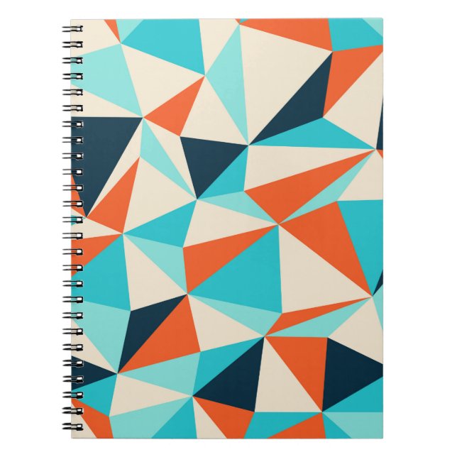 Carnet Triangle continu motif (Devant)