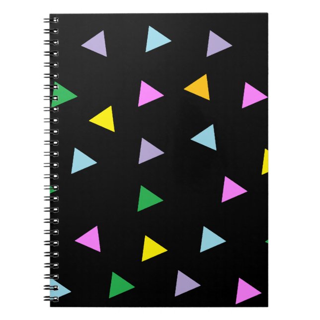 Carnet Triangles colorées (Devant)