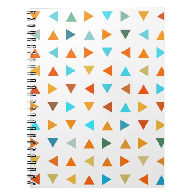 Carnet Triangles Colorés (Devant)