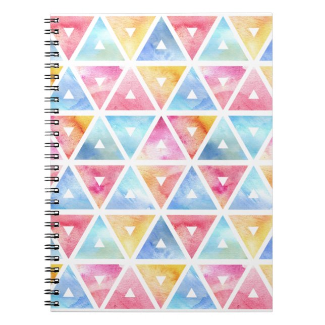 Carnet Triangles d'aquarelle de Bohême (Devant)