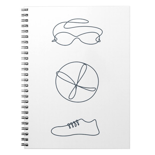Carnet Triathlon cool nouvelle conception (Devant)