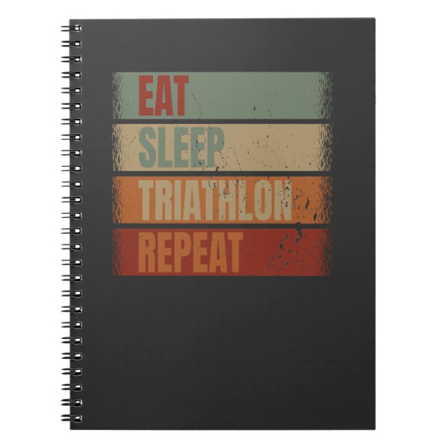 Carnet Triathlon Funny (Devant)