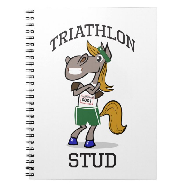 Carnet Triathlon Stud (Devant)