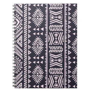 Carnet Tribal ethnique, cinquième motif sans couture.