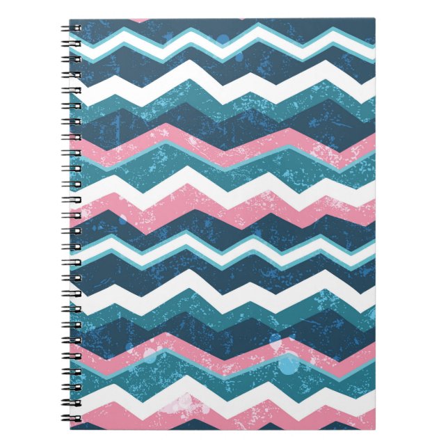 Carnet Tribal ethnique main dessinée sans couture motif (Devant)