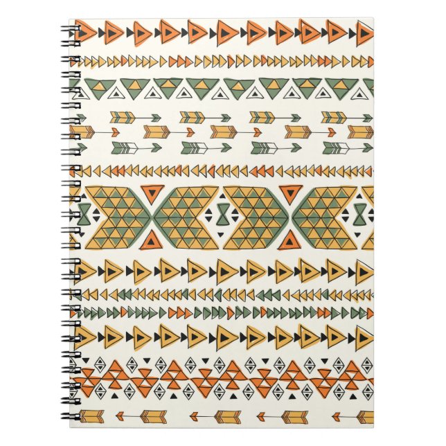 Carnet Tribal ethnique sans frontières motif 3 (Devant)