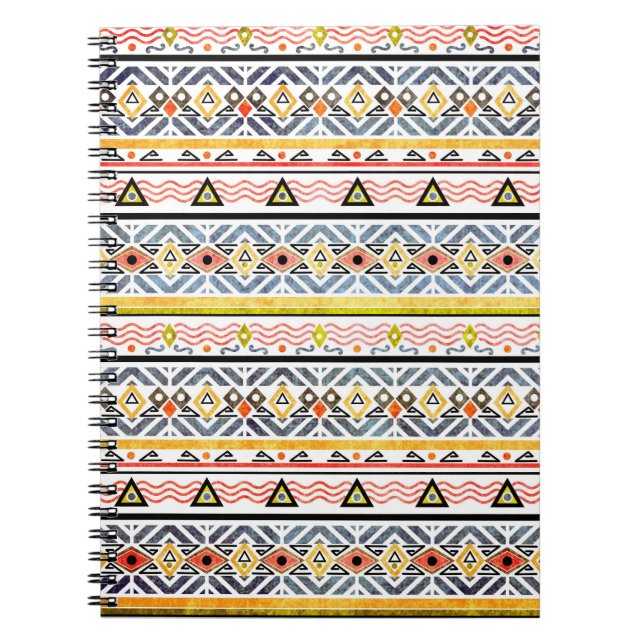 Carnet Tribal Grunge : Ethno Folk Retro. (Devant)