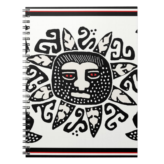 Carnet Tribal Indian Sun Spirit (Devant)