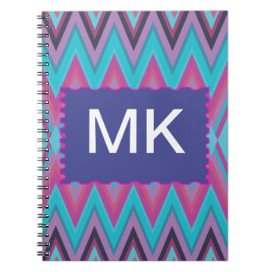 Carnet Tribal pourpre et Aqua