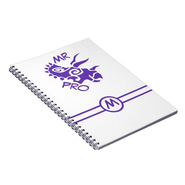 Carnet Tricératops Pro Purple Mister (Côté Droit)