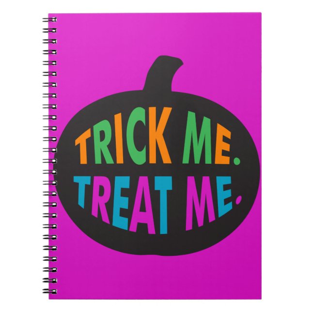 Carnet Trick Me Traite, Halloween Multi-Couleur (Devant)