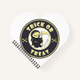 Carnet Trick ou traiter Halloween griffeur caractère