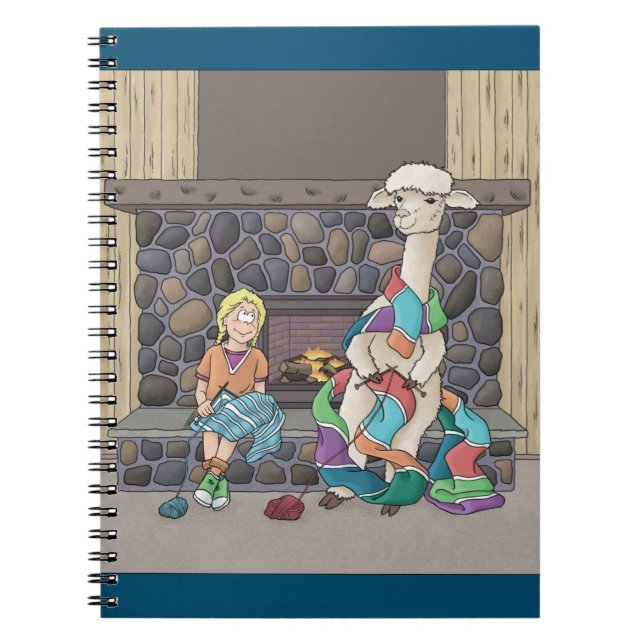 Carnet Tricot d'alpaca (Devant)