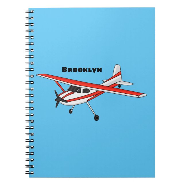 Carnet Tricycle gear aircraft cartoon (Devant)