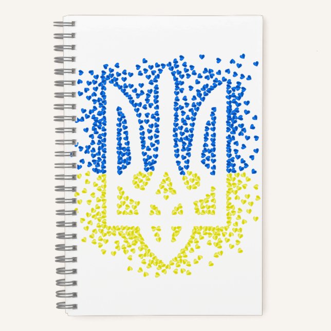 Carnet Trident de l'emblème ukrainien tryzub dispersant l (Recto)