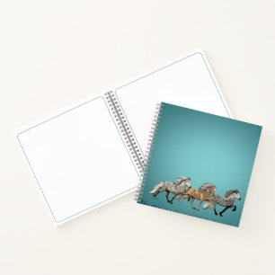 Carnet Trio à Tolt - chevaux islandais
