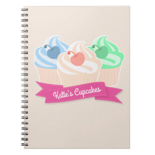 Carnet Trio doux de petit gâteau