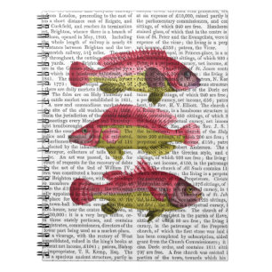 Carnet Trio rouge et jaune de poissons d'imaginaire