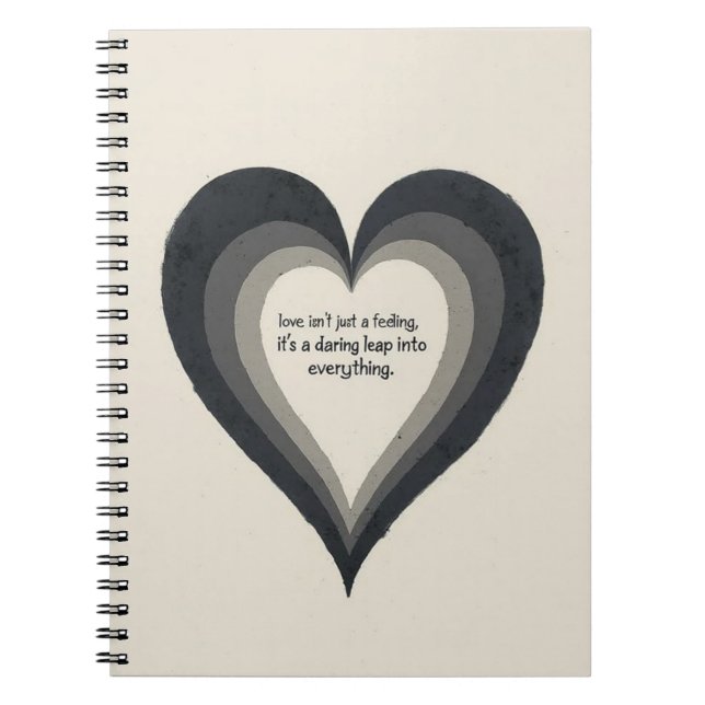 Carnet Triple Calques de coeur - Bold Love Statement iPho (Devant)