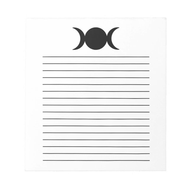 carnet triple lune || cadeaux spirituels (Devant)