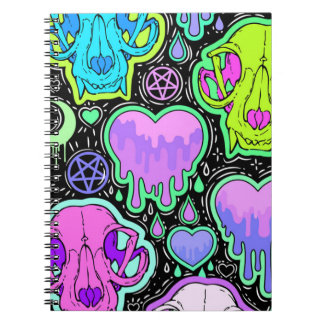 Carnet Trippy Cat Skuls