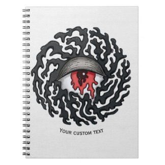 Carnet Trippy Eye with Tentacles - Trippy Surreal Art