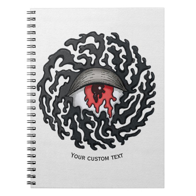 Carnet Trippy Eye with Tentacles - Trippy Surreal Art (Devant)