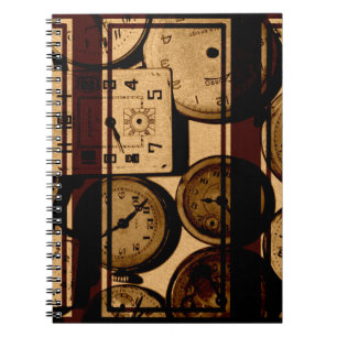 Carnet Triptyque de vieille montre