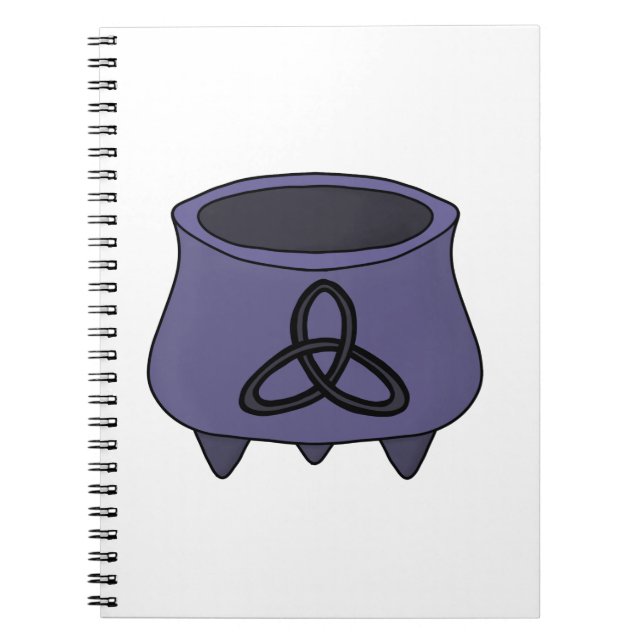 Carnet Triquetra Trinity Cauldron (Devant)