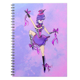 Carnet Trixie Cute Ballerine rêve nuages