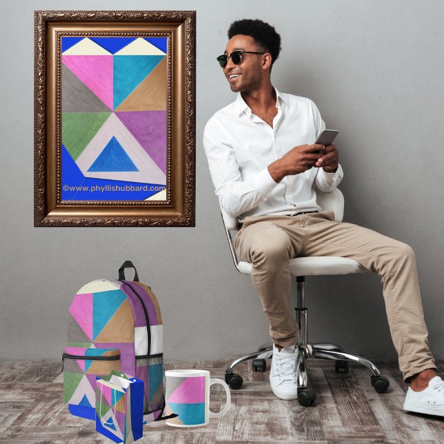 Carnet Trois (Get the full "Three" collection at  https://bit.ly/SmartArtZazzle. )