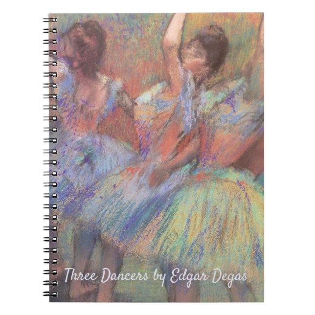 Carnet Trois Danseuses d'Edgar Degas, Art de ballet vinta (Devant)