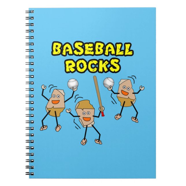 Carnet Trois rochers de baseball (Devant)