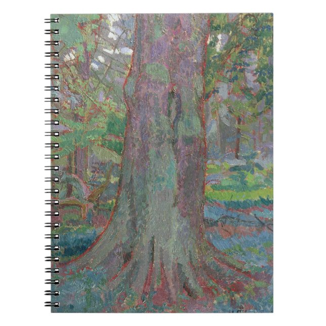 Carnet Tronc d'arbre, 1916 (huile sur la toile) (Devant)