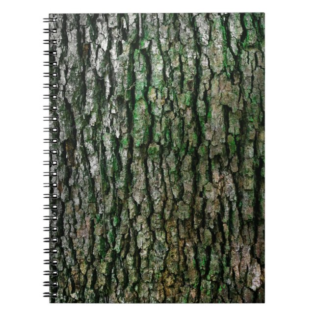 Carnet Tronc d'arbre (écorce en bois) (Devant)