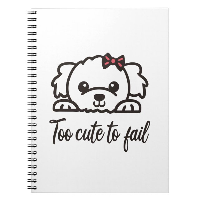 Carnet Trop mignon pour échouer(4) (Devant)