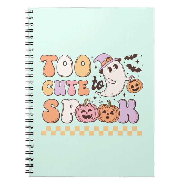 Carnet Trop mignon pour parler Halloween (Devant)