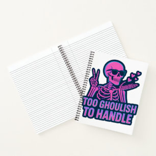 Carnet Trop sinistre pour gérer les cœurs de squelette d'