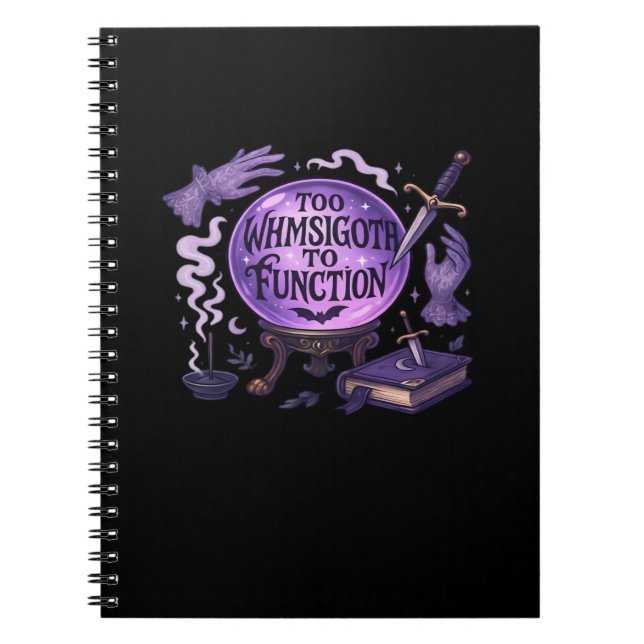 Carnet Trop Whimsigoth Pour Fonctionner (Devant)