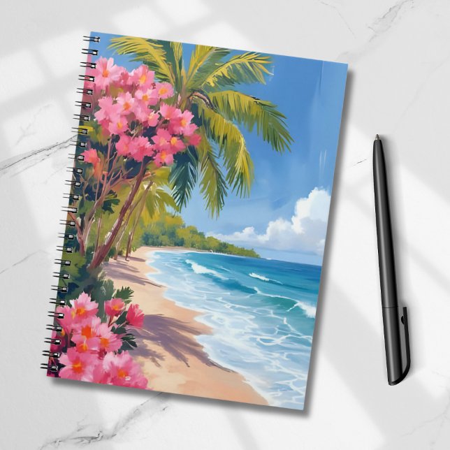 Carnet Tropical Beach Paradise | Ocean Painting (Créateur téléchargé)
