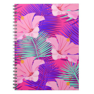 Carnet Tropical, exotique sans couture motif avec oiseau